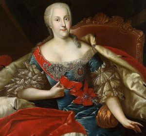 Portrait de Johanna Elisabeth von Schleswig-Holstein-Gottorp (1712 - 1760)