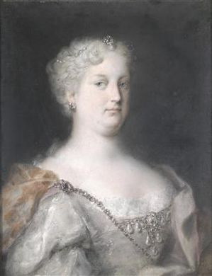 Portrait de Maria Amalia von Habsburg (1701 - 1756)