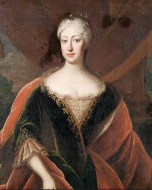 Portrait de Maria Anna zu Oettingen-Spielberg (1693 - 1729)