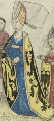 Portrait de Marguerite de Dampierre (1253 - 1285)