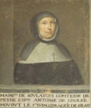 Portrait of Marguerite de Solages (c. 1606 - 1675)