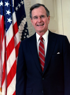 Portrait de George Bush (1924 - 2018)