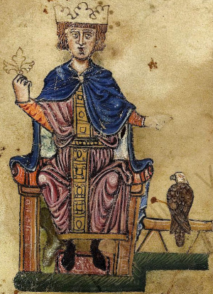 Portrait de Friedrich II von Hohenstaufen (1194 - 1250)