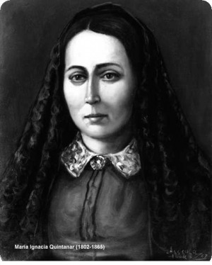 Portrait de Ignacia Delgado (1802 - 1865)