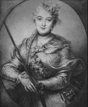Portrait de Barbe Aubourg (1715 - 1750)