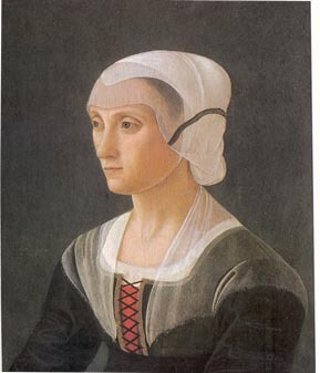 Portrait de Lucrezia Tornabuoni (1425 - 1482)