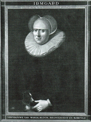 Portrait de Irmgard von Wisch (1505 - 1583)