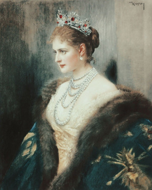Portrait de Alexandra Fedorovna Romanova (1872 - 1918)