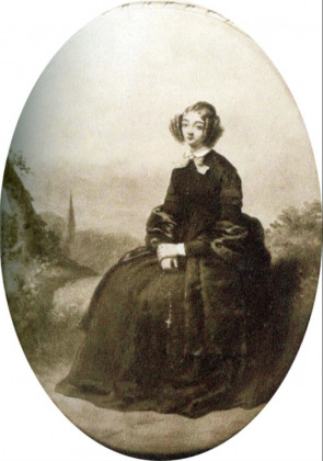 Portrait de Léopoldine Amélie Séraphine d'Ainesy de Montpezat (1820 - 1901)