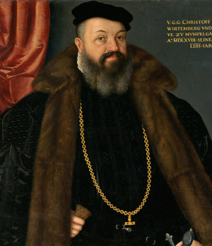 Portrait de Christoph von Württemberg (1515 - 1568)