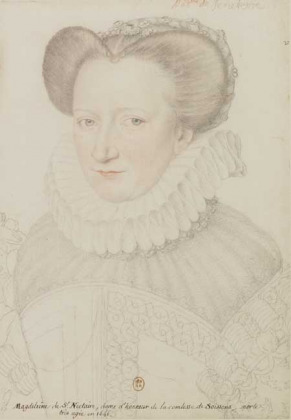 Portrait de Magdeleine de Saint-Nectaire (1526 - 1570)