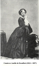 Portrait de Marie Ghislaine de Beauffort (1833 - 1897)