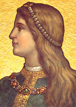 Portrait de Inez de Castro (ca 1320 - 1355)
