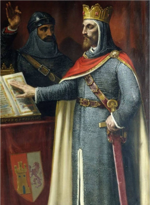 Portrait de Alphonso VI de León (1039 - 1109)