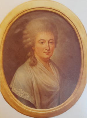 Portrait de Agathe des Aiffres de Pellegrin de Rochepessade (1758 - 1831)