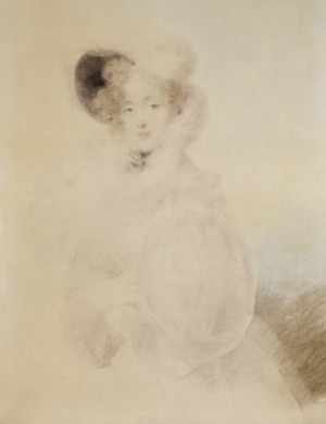 Portrait de Aimée Carvillon des Tillières (1797 - 1853)