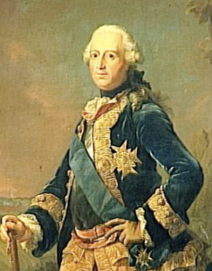 Portrait de Christian Frédéric Dagobert Waldner von Freundstein (1712 - 1783)