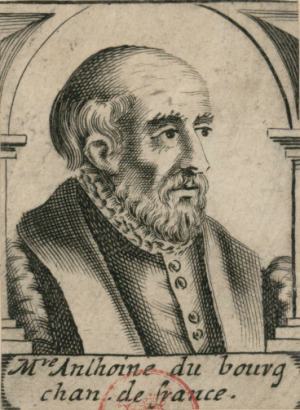 Portrait de Antoine du Bourg ( - 1538)