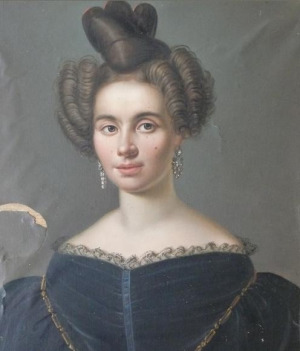 Portrait of Athalie Privat de Garilhe (1813 - 1893)