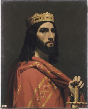 Portrait de Dagobert Ier (605 - 639)