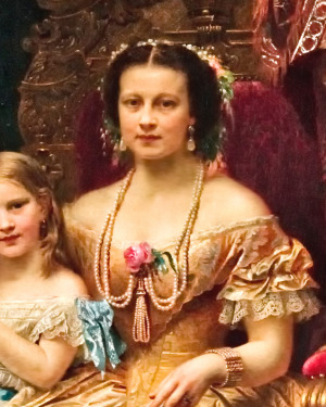 Portrait de Marie von Sachsen-Altenburg (1818 - 1907)