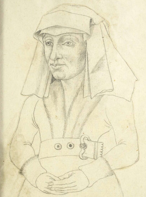 Portrait de Adrienne de Berlaymont ( - 1493)
