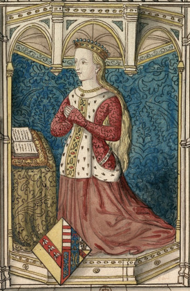 Portrait de Yolande d'Anjou (1428 - 1484)