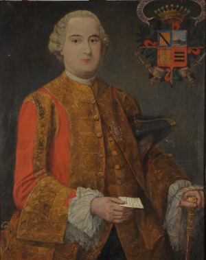 Portrait de Fermin-Francisco de Carvajal-Vargas y Alarcón-Cortés de Monroy (1722 - 1797)