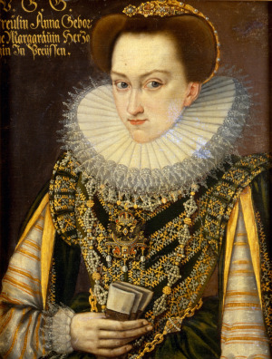 Portrait de Anna von Hohenzollern (1576 - 1625)