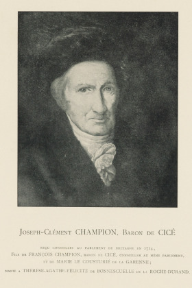 Portrait de Joseph Champion de Cicé (1679 - 1759)