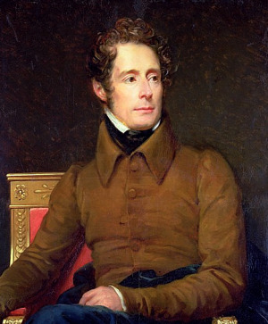 Portrait de Lamartine (1790 - 1869)