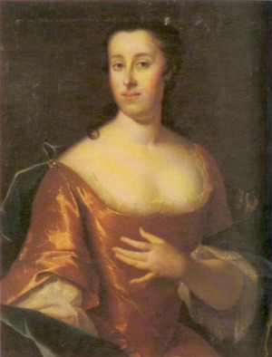 Portrait de Elena Dmitrieva-Mamonova (1716 - 1744)