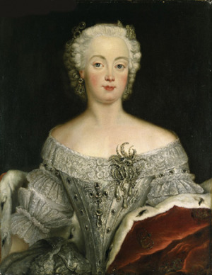 Portrait de Elisabeth Christine von Braunschweig-Wolfenbüttel (1715 - 1797)