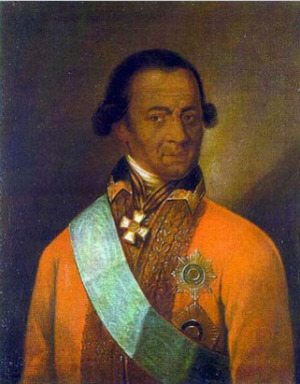 Portrait de Абра́м Петро́вич Ганниба́л (1696 - 1781)