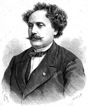 Portrait de Alexandre Dumas fils (1824 - 1895)