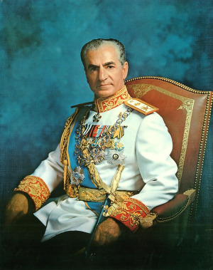 Portrait de Mohammad Reza Pahlavi (1919 - 1980)