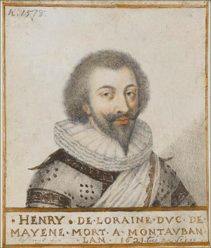 Portrait de Henri de Mayenne (1578 - 1621)