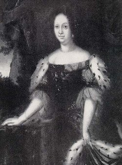 Portrait de Erdmuthe Sophie von Sachsen (1644 - 1670)