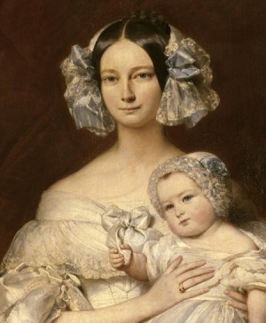 Portrait de Helene von Mecklenburg-Schwerin (1814 - 1858)
