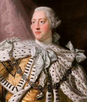 Portrait de George III of Great Britain (1738 - 1820)