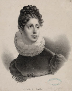 Portrait de Sophie Gail (1775 - 1819)