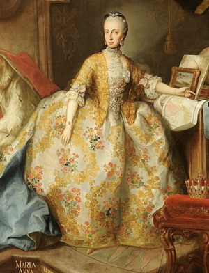 Portrait de Maria-Anna von Habsburg-Lothringen (1738 - 1789)