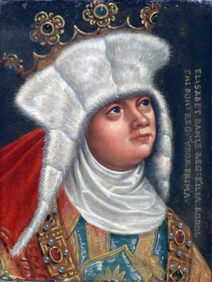 Portrait de Elisabeth Piast (1288 - 1335)