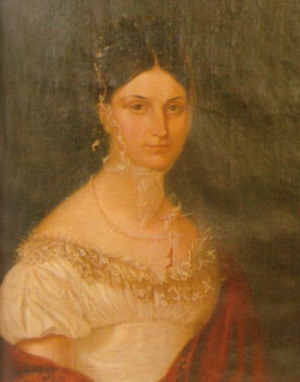 Portrait de Wilhelmine Rhodis von Thunderfeldt (1777 - 1822)