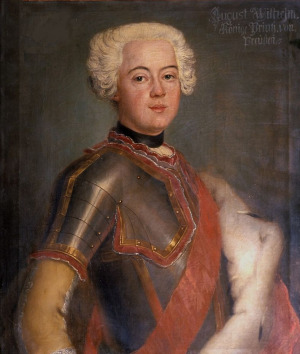 Portrait de August Wilhelm von Preußen (1722 - 1758)
