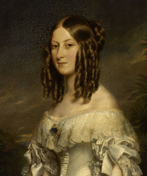 Portrait de Viktoria von Sachsen-Coburg und Gotha (1822 - 1857)