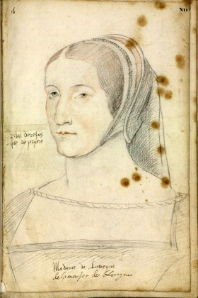 Portrait de Anne de La Tour d'Auvergne (1496 - 1524)