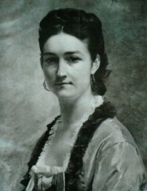 Portrait of Gabrielle Sanlot Baguenault (1851 - 1931)