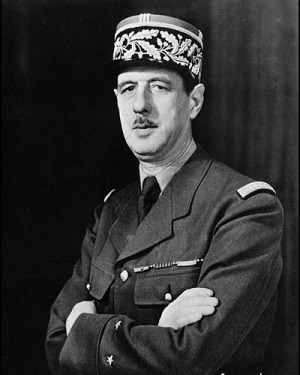 Portrait de le général de Gaulle (1890 - 1970)