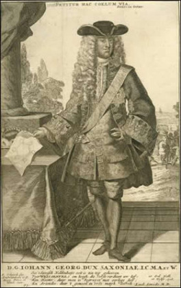 Portrait de Johann Georg von Sachsen-Weissenfels (1677 - 1712)
